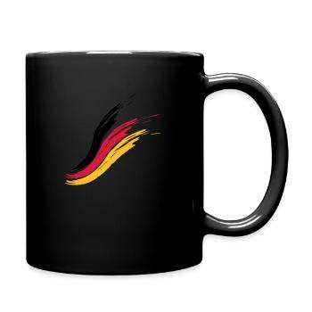 allemagne drapeau pays fier patrie allemand tri - Mug uni - noir - Droite