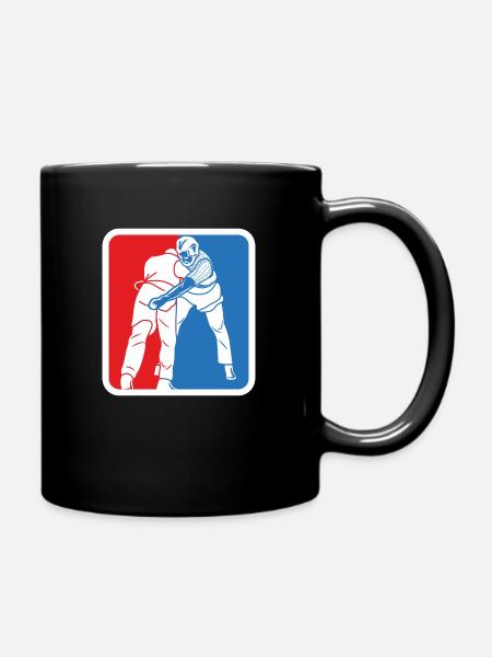 Schweizer Schwinger Liga - Tasse einfarbig - Schwarz