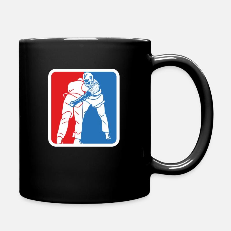 Schweizer Schwinger Liga - Tasse einfarbig - Schwarz