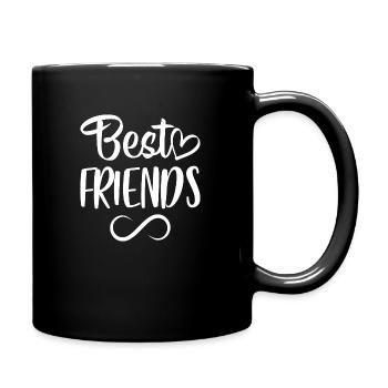 Best friends gift saying bro - Full Colour Mug - black - Right