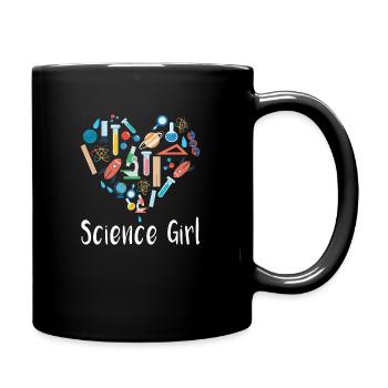 Éléments scientifiques dans la forme du cœur Enseignant étudiant Sc - Mug uni - noir - Droite