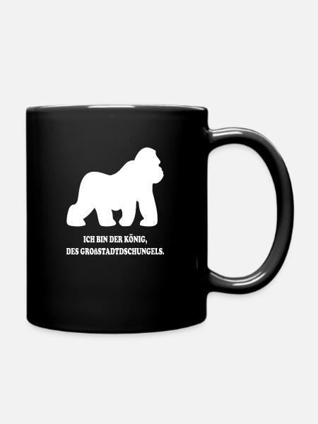 Großstadtdschungel - Tasse einfarbig - Schwarz