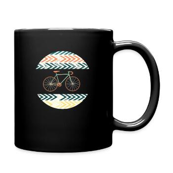 Ciclismo, Ciclismo, Ciclismo, Ciclismo, Bianche, - Tazza monocolore - nero - Destra