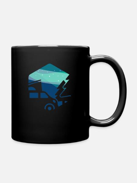 NorthRoamers Logo - Tasse einfarbig - Schwarz