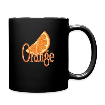 orange - Full Colour Mug - black - Right
