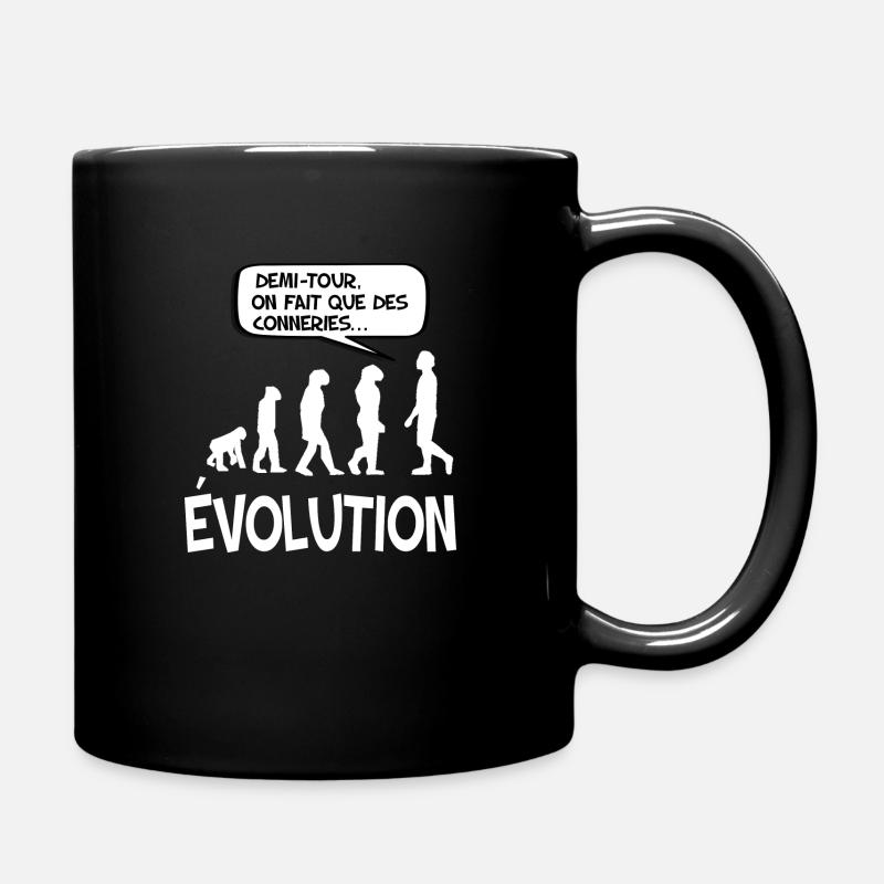 évolution - Mug uni - noir