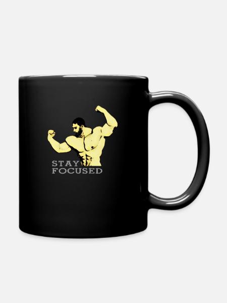 Gym - Tasse einfarbig - Schwarz