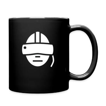 Vr headset Hacking hacker hacker cyber virtual - Full Colour Mug - black - Right