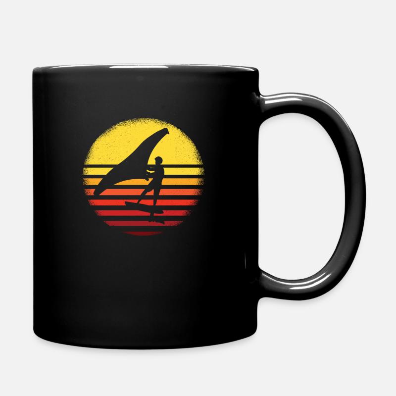 Wing Foiling Surf Foil Surfing Surfer - Mug uni - noir