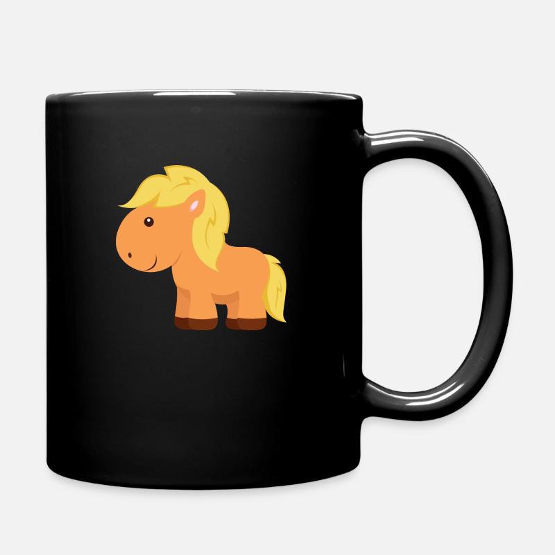 Petit Cheval Poney Mignon Poney - Mug uni - noir