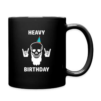 Heavy Birthday - Full Colour Mug - black - Right