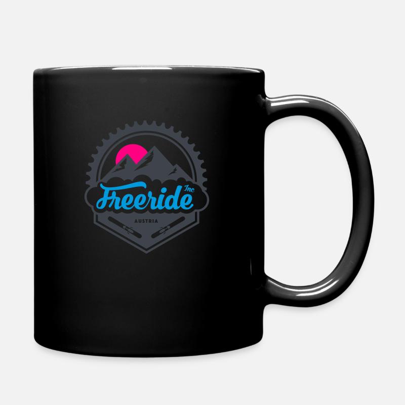 Freeride Inc. Austria Logo 2022 - Tasse einfarbig - Schwarz