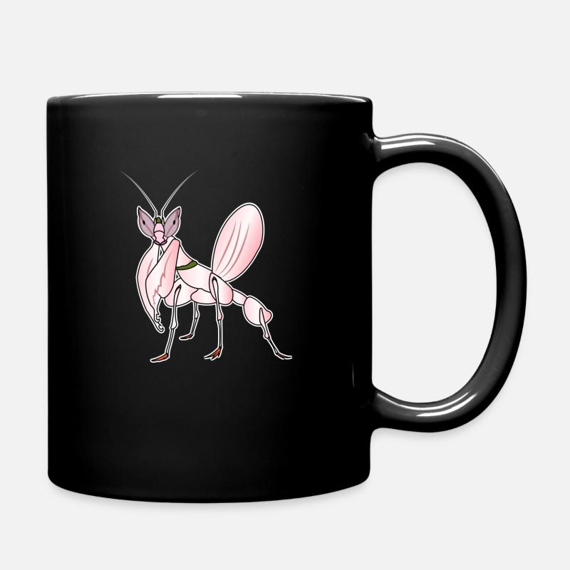 Orchidée Mante Couronner Épouvantail Mante religieuse - Mug uni - noir