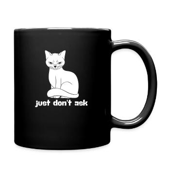 Just Don'task - Tasse einfarbig - Schwarz - Rechts