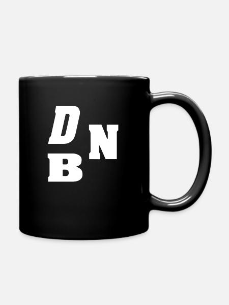 DNB - Tasse einfarbig - Schwarz