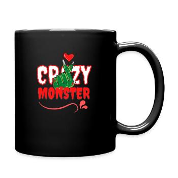 Crazy monster - Full Colour Mug - black - Right