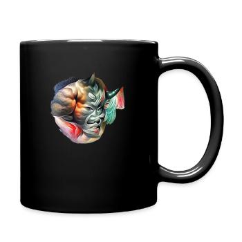 Oni Monstre Japonais - Mug uni - noir - Droite