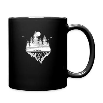 Allez explorer - Mug uni - noir - Droite