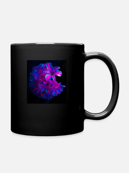 psychedelic Hyacinth - Full Colour Mug - black