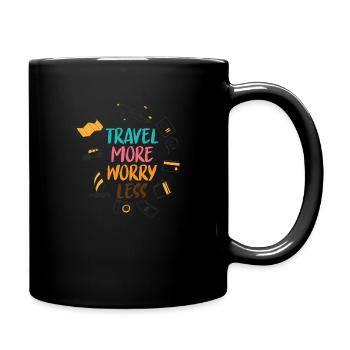 Travel - Tasse einfarbig - Schwarz - Rechts