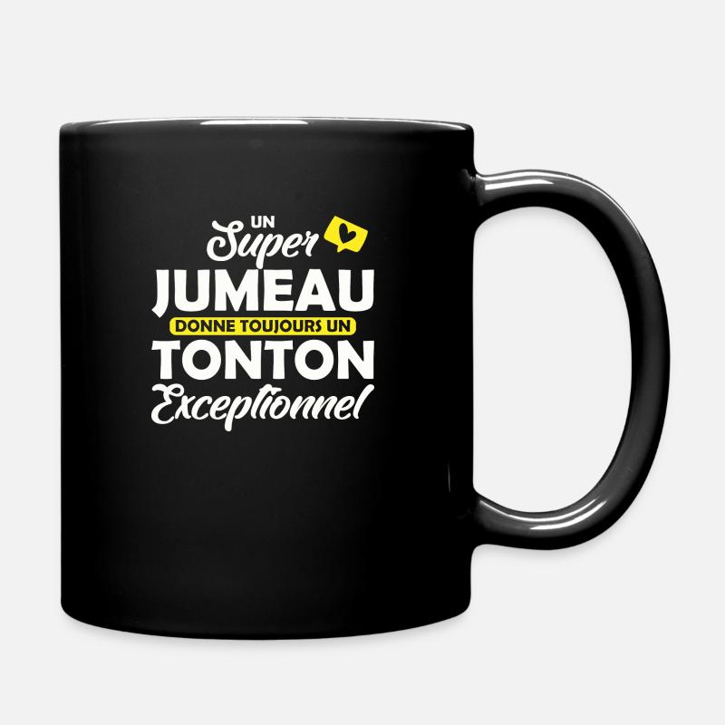 super jumeau - tonton exceptionnel / Futur Tonton - Mug uni - noir