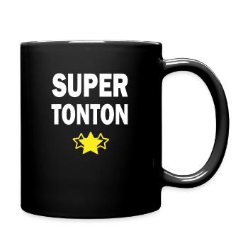 super tonton / cadeau humour tonton - Mug uni - noir - Droite