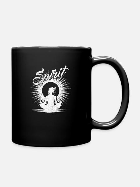 Yoga Spirit - Le bien-être de la méditation - Mug uni - noir