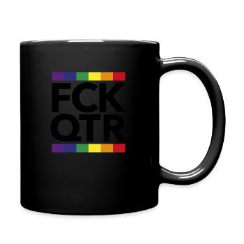 FCK QTR 1 - Full Colour Mug - black - Right