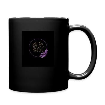Love and Life - Full Colour Mug - black - Right