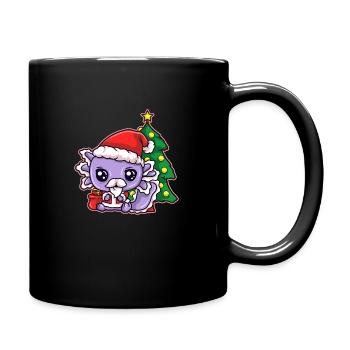 AXOLOTL NOËL DESIGN 3 - Mug uni - noir - Droite