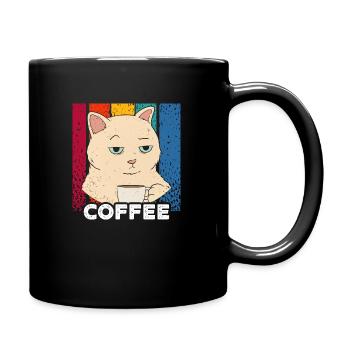 Morgenmuffel - Coffee - Tasse einfarbig - Schwarz - Rechts