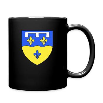 LOIR ET CHER - Mug uni - noir - Droite