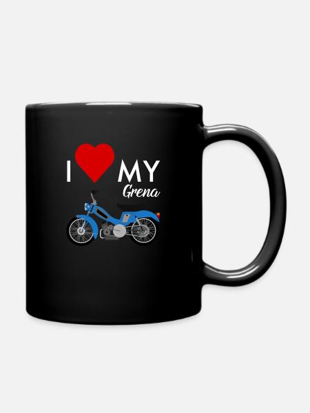 I Love My Grena Bleu White - Mug uni - noir