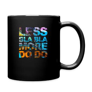 Funny saying for office, office, job & work - Full Colour Mug - black - Right