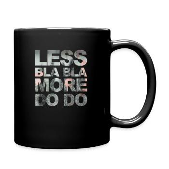 Funny saying for office, office, job & work - Full Colour Mug - black - Right
