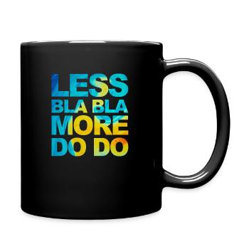 Funny saying for office, office, job & work - Full Colour Mug - black - Right