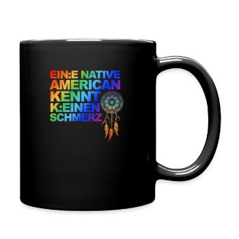 Satire über Gendern und kulturelle Aneignung LGBTQ - Tasse einfarbig - Schwarz - Rechts