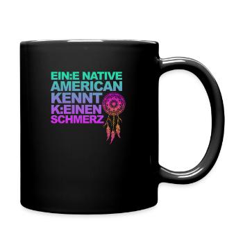 Sarkastischer Spruch übers Gendern & Wokeness - Tasse einfarbig - Schwarz - Rechts