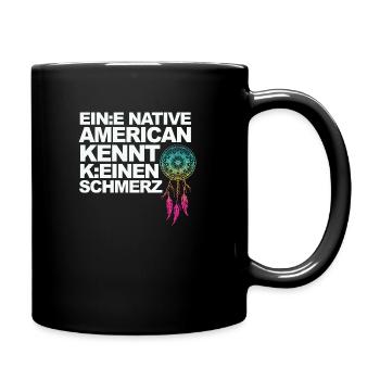 Ironie: Gendern und politisch korrekt! - Tasse einfarbig - Schwarz - Rechts