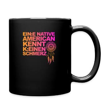 Sarkastischer Spruch übers Gendern - Tasse einfarbig - Schwarz - Rechts