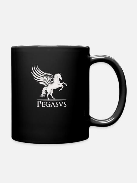 PEGASUS white - Tasse einfarbig - Schwarz