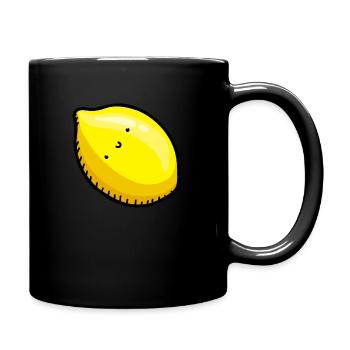 lemon - Full Colour Mug - black - Right