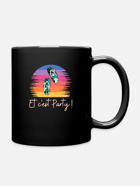 Et c est Party pas à pas - Mug uni - noir
