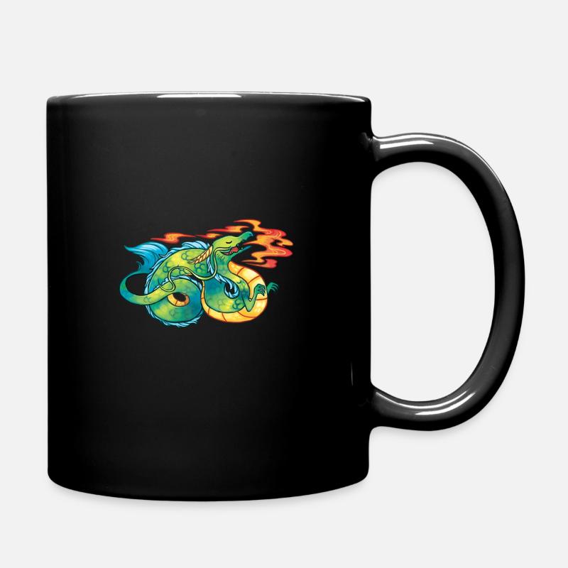 Dragon Fire T-shirt - Mug uni - noir