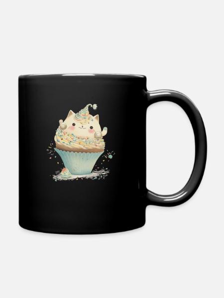 Cupcake pour chat - Mug uni - noir