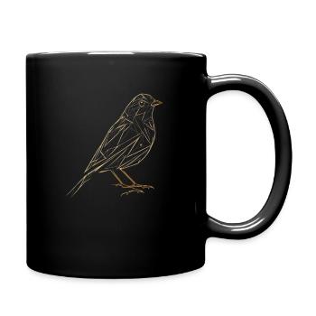 Spatzenglück - Mug uni - noir - Droite