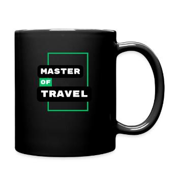 Master of Travel - Full Colour Mug - black - Right