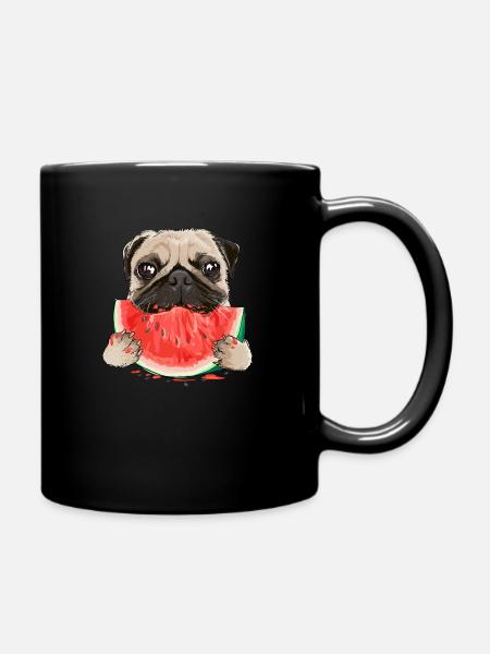 Dog - Full Colour Mug - black