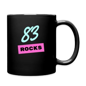 Vintage 83 - rocks - Full Colour Mug - black - Right