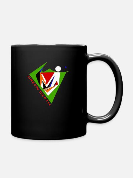 GRÜNE TIEFE - Tasse einfarbig - Schwarz